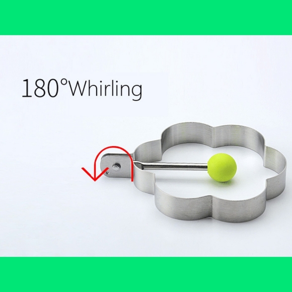 New 5 pack fancy omelette molds egg molds heart star circle mouse breakfast mold - Picture 10 of 11